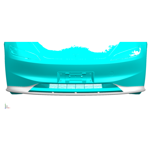 Carbon Fiber Front Bumper Splitter Lip for Tesla Model 3 (2023-2024) EV Auto Parts
